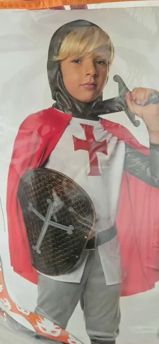 Disfraz Templario Niño Talla 10-12