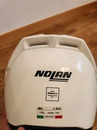 Casco de moto Nolan Blanco Integral talla S (56cm)