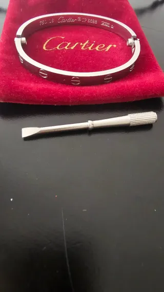 Pulsera Cartier Acero Inoxidable Plata