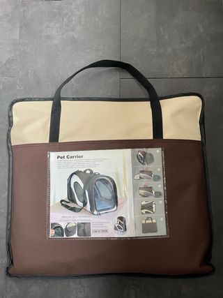 Transportín textil para mascotas