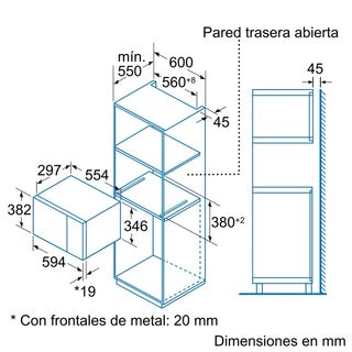 Microondas Balay Encastrable 20L (Para Reparar)
