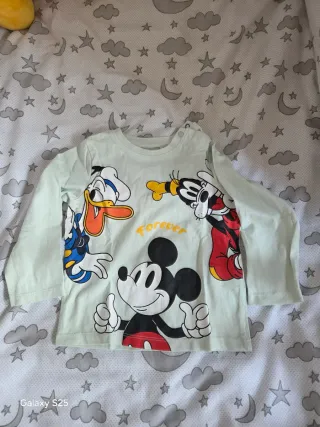 Camiseta manga larga Mickey Mouse y Donald