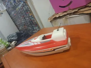 Lancha Playmobil Roja y Blanca