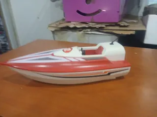 Lancha Playmobil Roja y Blanca