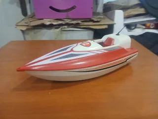Lancha Playmobil Roja y Blanca