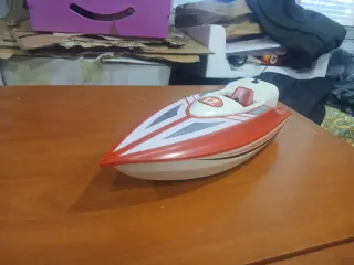 Lancha Playmobil Roja y Blanca