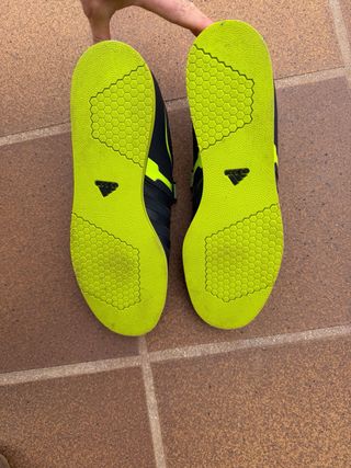 Zapatos Adidas Powerlifting Gym Negros y Verdes