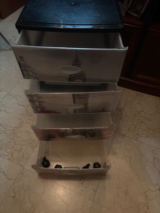 Cajonera Plástico Diseño London Tower