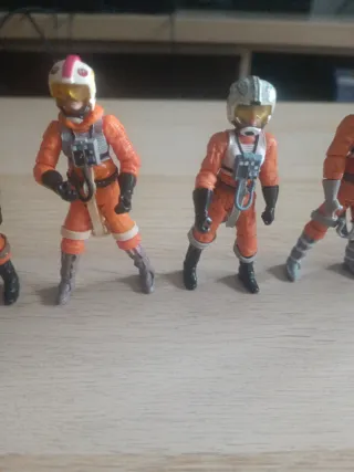 Lote 6 Figuras Star Wars Pilotos