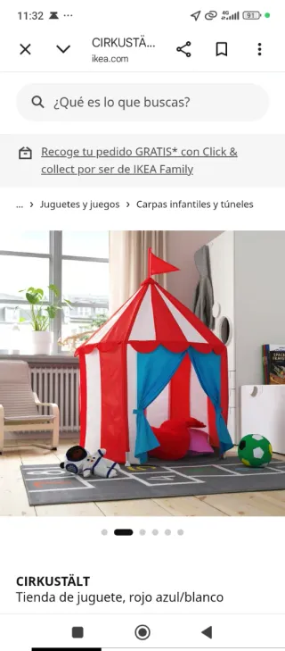 Tienda de juguete CIRKUSTÄLT Ikea