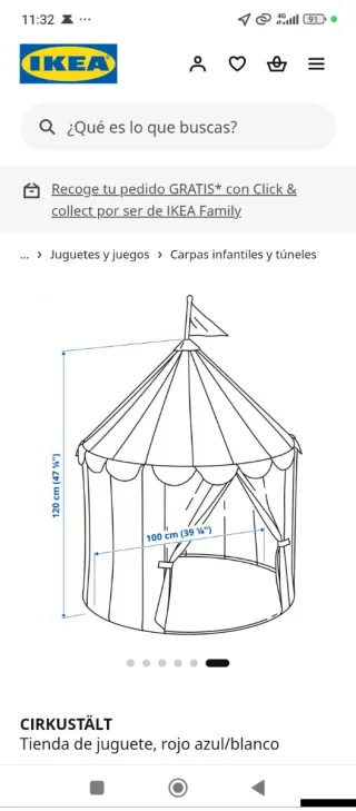 Tienda de juguete CIRKUSTÄLT Ikea