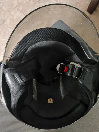 Casco Moto Jet Plata