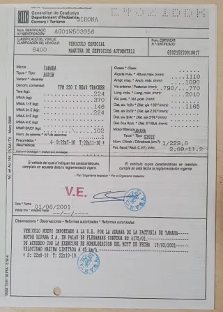 Quad Yamaha Bear Tracker Verde 250