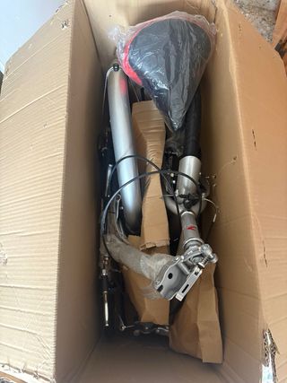 Bicicleta Plegable Boomerang Plata