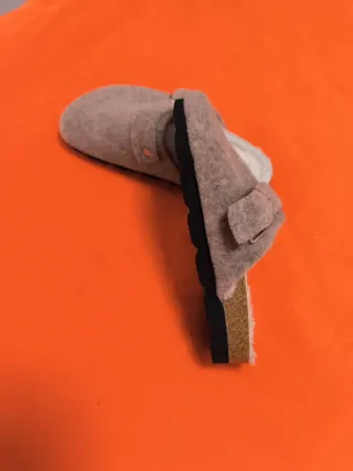 Zapatillas de pelo grises