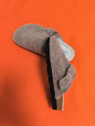 Zapatillas de pelo grises