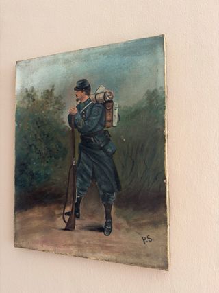 Dipinto olio su tela XIX/XX sec.