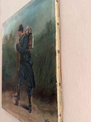 Dipinto olio su tela XIX/XX sec.