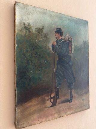 Dipinto olio su tela XIX/XX sec.