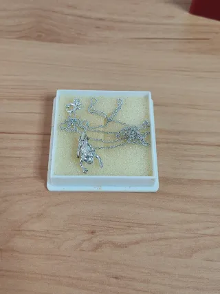 Colgante Rana Plata