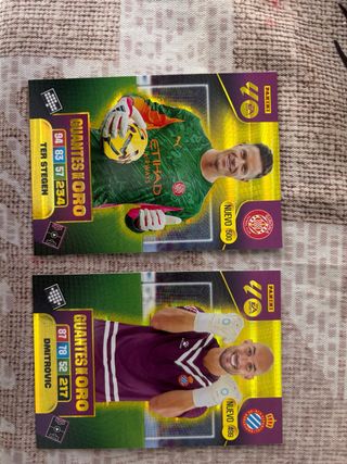 Adrenalyn XL 25-26 Actualización guantes de oro