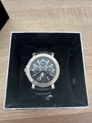 Reloj Versace Negro y Plateado