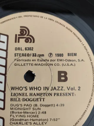 Vinilo LP Lionel Hampton Present Bill Doggett