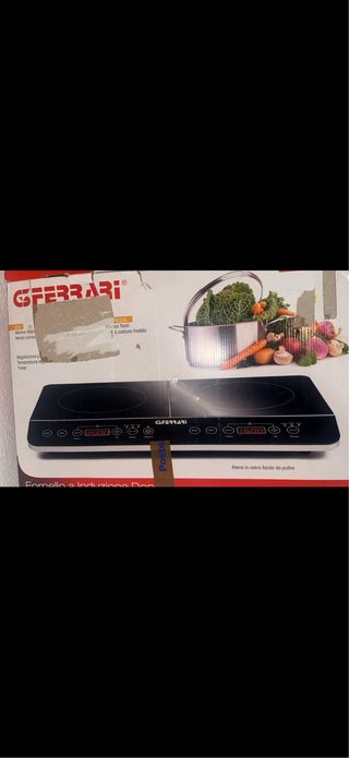 Placa Inducción Doble Portátil GFERRARI