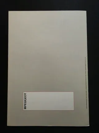 Catálogo Peugeot 205 Cabriolet