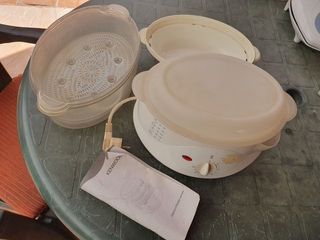 Olla vapor Kenwood - Cocina arroz, pescado, verd