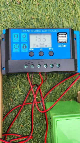 Kit solar nuevo con batería AGM