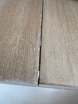 Mesa de comedor extensible madera gris azulado