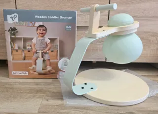 Columpio infantil madera y acero nuevo