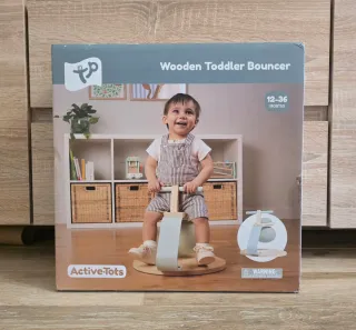 Columpio infantil madera y acero nuevo