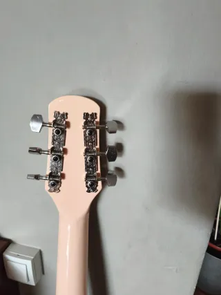 Guitarra Acústica Blanca