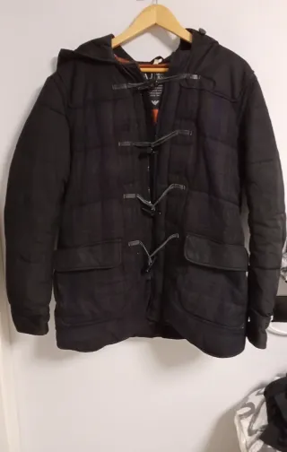 Chaquetón Armani AJ Jeans Negro Desperfectos