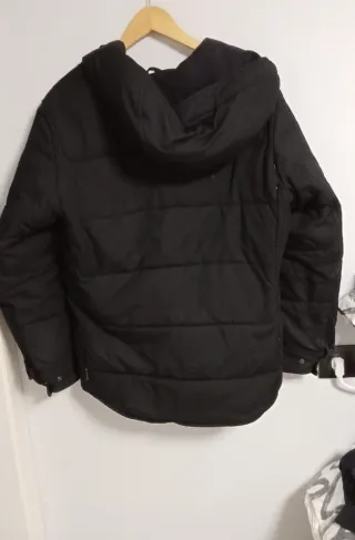 Chaquetón Armani AJ Jeans Negro Desperfectos