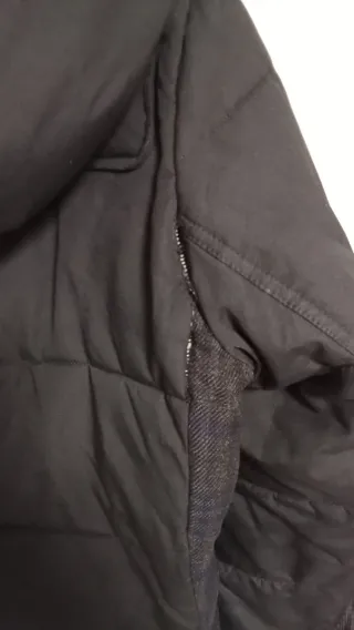 Chaquetón Armani AJ Jeans Negro Desperfectos