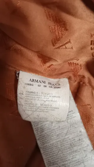 Chaquetón Armani AJ Jeans Negro Desperfectos