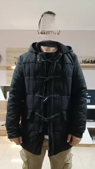 Chaquetón Armani AJ Jeans Negro Desperfectos