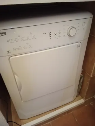 Secadora de ropa blanca