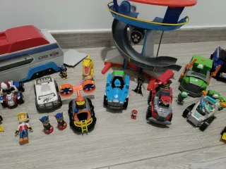 Colección Patrulla Canina Vehículos y Torre