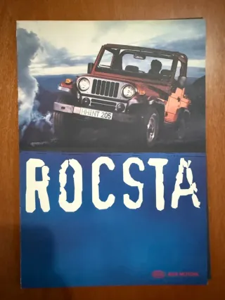 Catálogo Kia Rocsta 02/1995