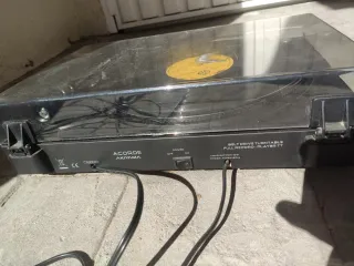 Tocadiscos ACORDE Negro/Gris USB