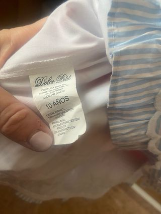 Vestido niña flores y rayas Dolce Petit