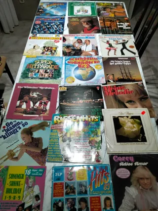 Lote Vinilos Antiguos Varios Artistas