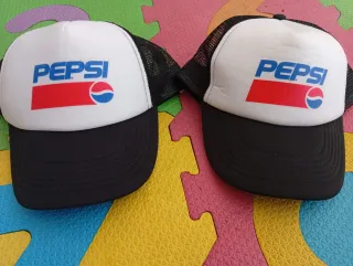 Gorra Pepsi Blanca y Negra