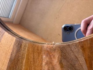 Espejo Rústico Madera 55cm