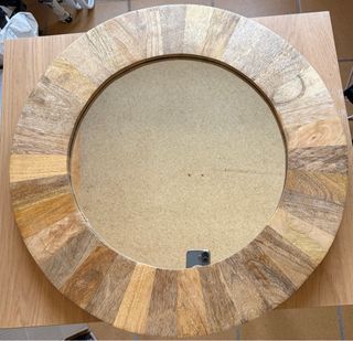 Espejo Rústico Madera 55cm