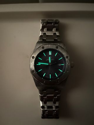 Reloj Paazomu Azul y Plateado